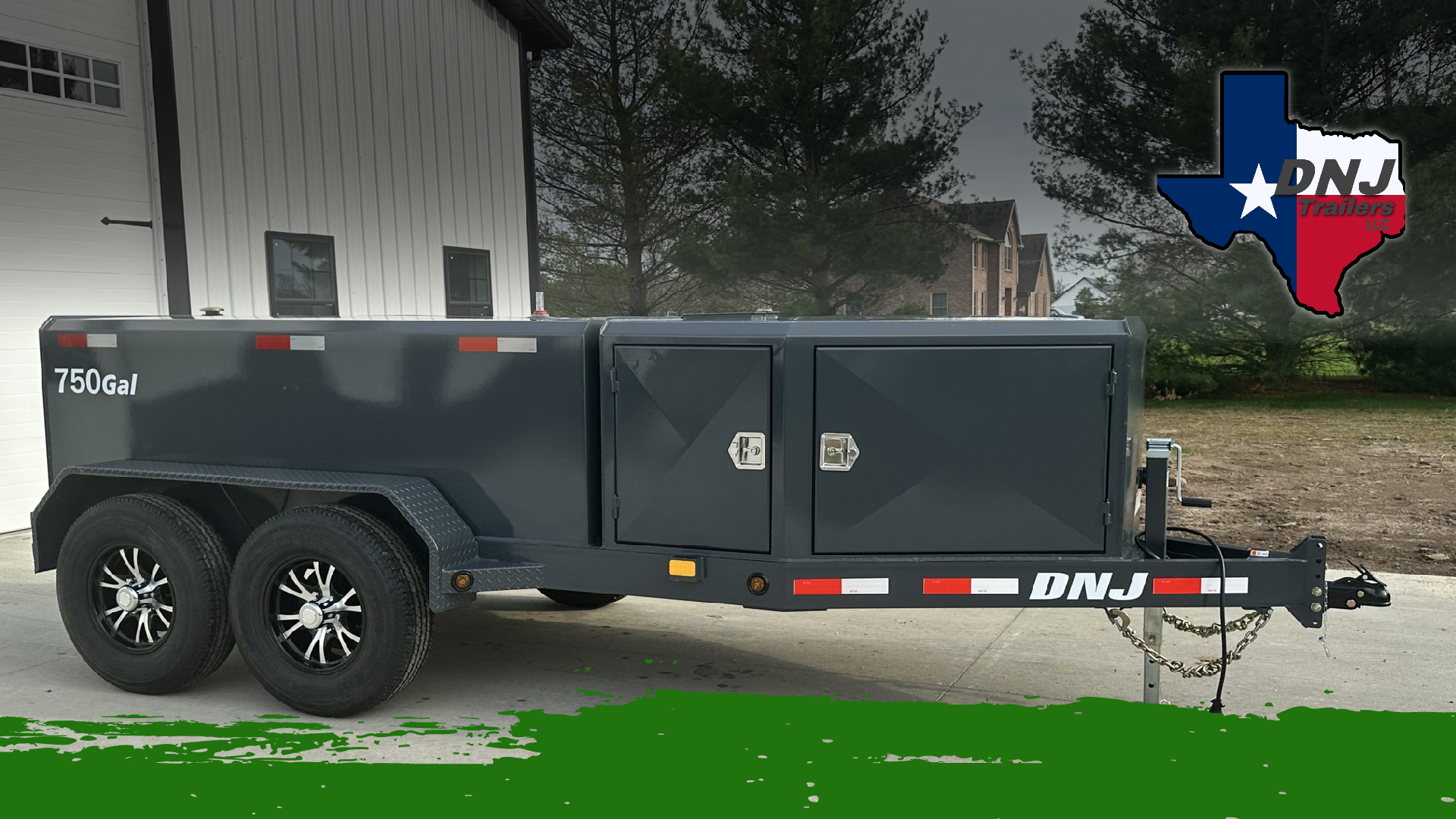 Muckerheide fuel trailers lined up and ready for the field